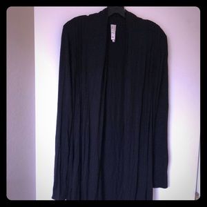 Flowy black cardigan